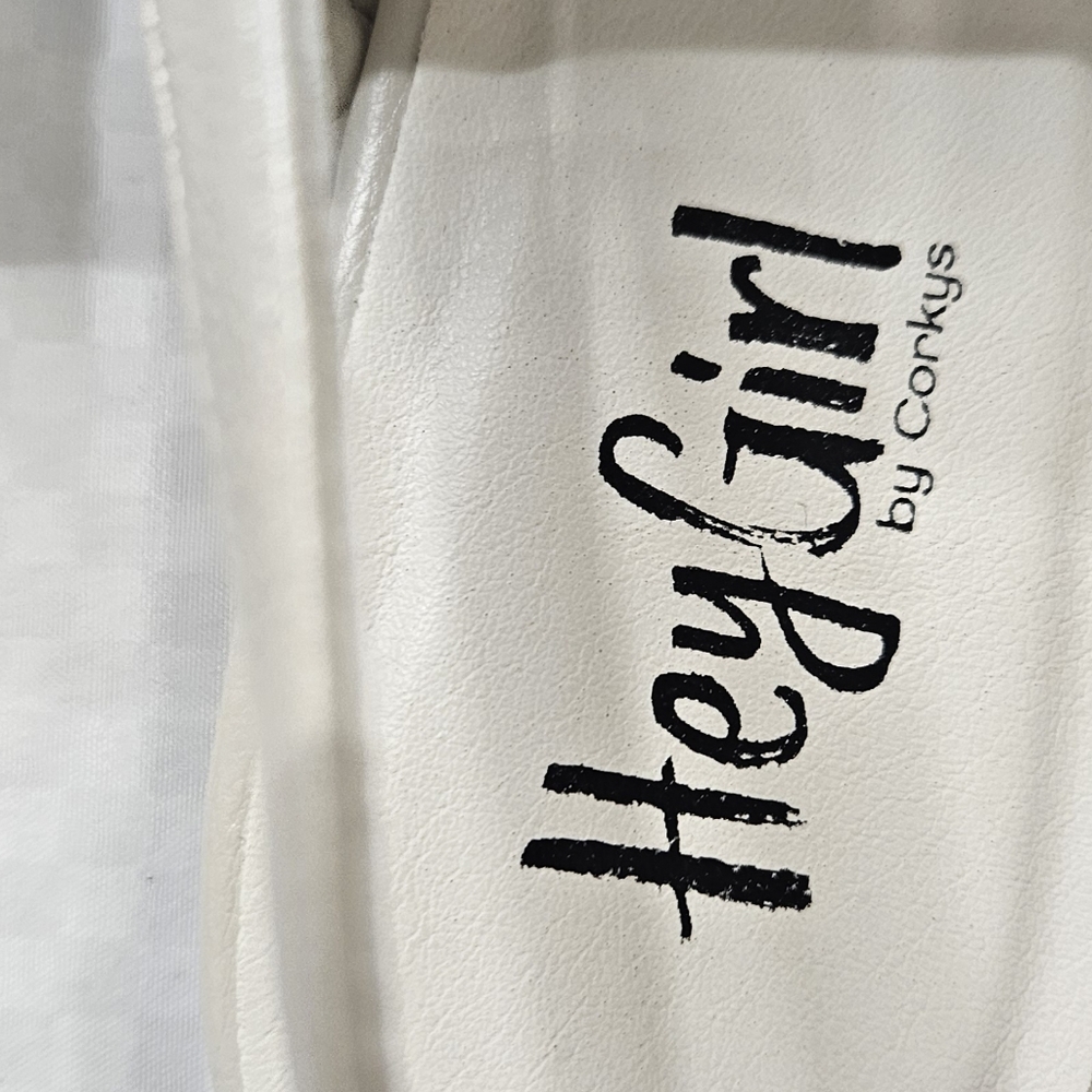 Corkys Hey Girl On The Prowl, Ivory Silver Buckle Size 9, NWOT Flats Balletcore - Picture 2 of 9